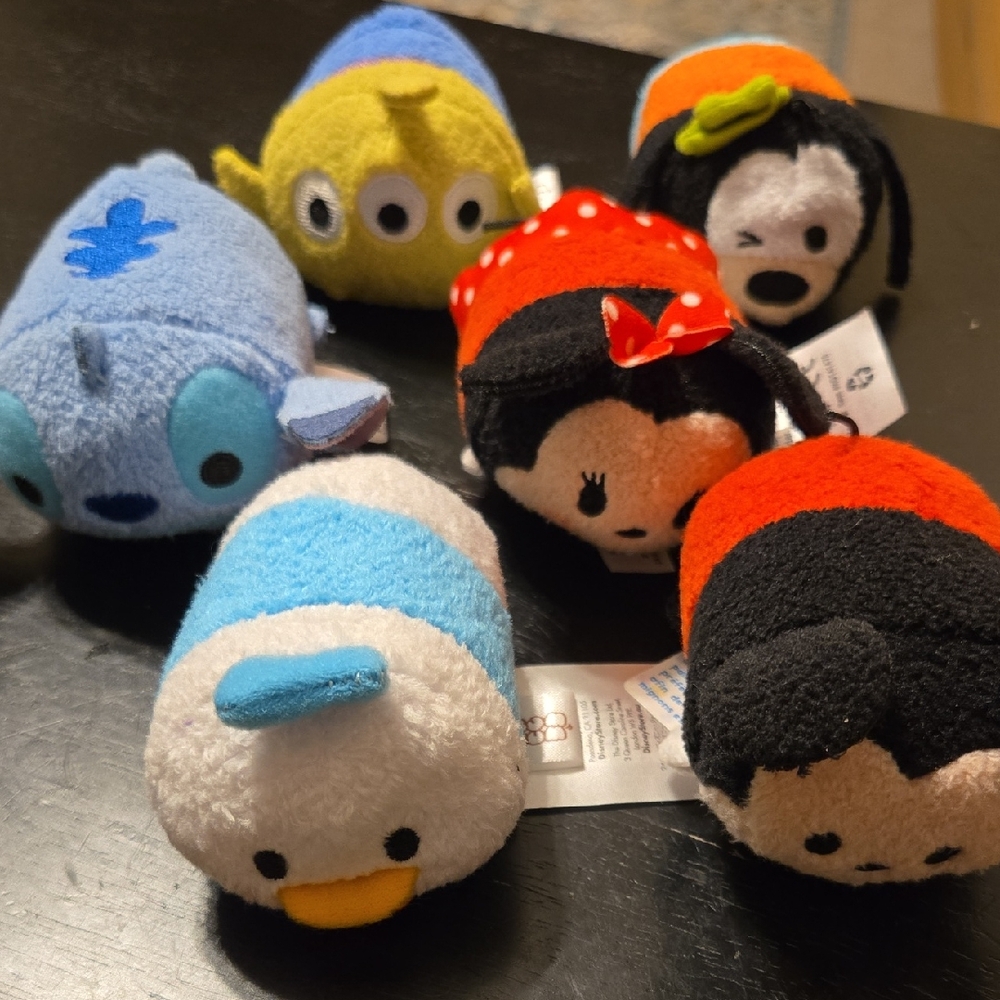 Disney Tsum Tsum Plush Collection Mickey And Minnie Mouse Stitch Goofy Donald